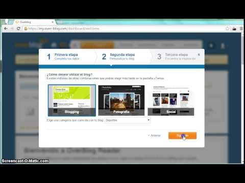 Crear un blog en Overblog