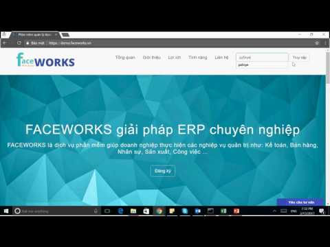 Giải pháp phần mềm quản lý doanh nghiệp Faceworks