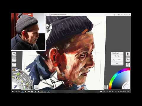 ArtRage portrait painting skills