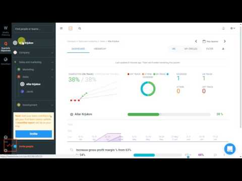 Weekdone - How to link weekly plans to OKRs (demo)