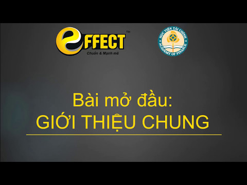 HDSD - EFFECT - EFFE - Bài giảng 00 - Giới thiệu chung