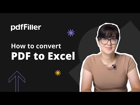 How to Convert PDF to Excel