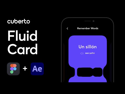 Fluid [ Liquid ] Card in UI / Design Tutorial