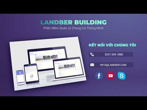 LANDBER BUILDING| Phần mềm quản lý chung cư thông minh