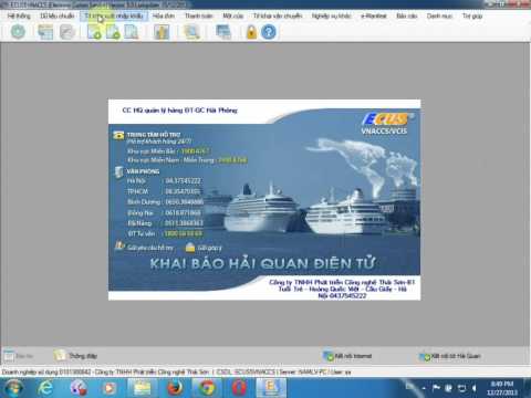 (ECUS5-VNACCS) Hướng dẫn cài đặt phần mềm ECUS5-VNACCS _ Có dữ liệu mẫu