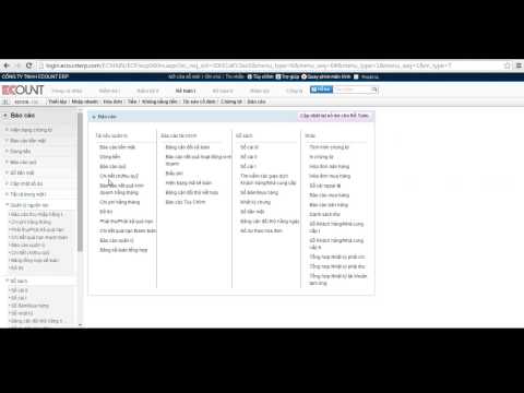 [ECOUNT ERP] 1.Phần chung-1.Khái quát cấu trúc hệ thống