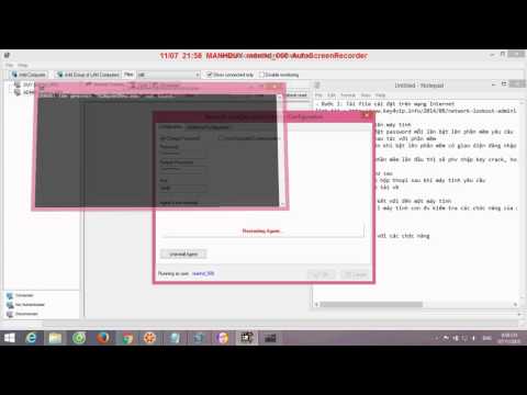 Video cài đặt , sử dụng phần mềm Network Lookout Administrator