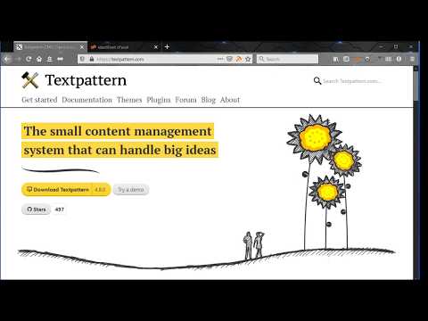 Textpattern CMS Tutorial 2 OneClick install