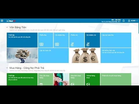 AccNetERP - Tổng quan và các chức năng dùng chung