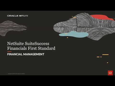 NetSuite SuiteSuccess Financials First Standard: Financials