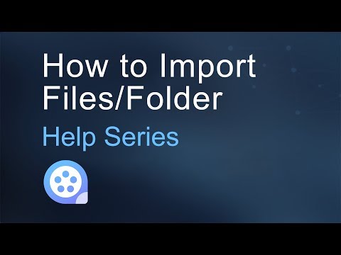 How to Import Files/Folders to ApowerEdit?