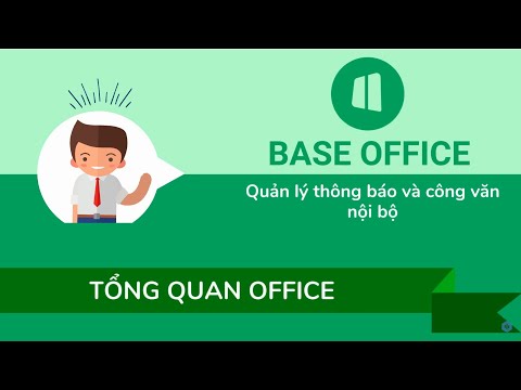 [Office] 1. Giới thiệu phần mềm quản lý thông báo và công văn