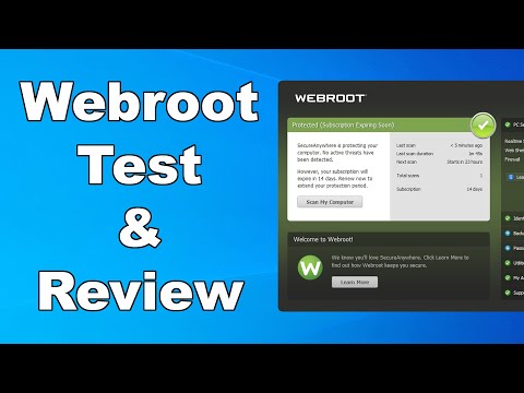 Webroot Antivirus Test & Review 2021 - Antivirus Security Review - High Level Test