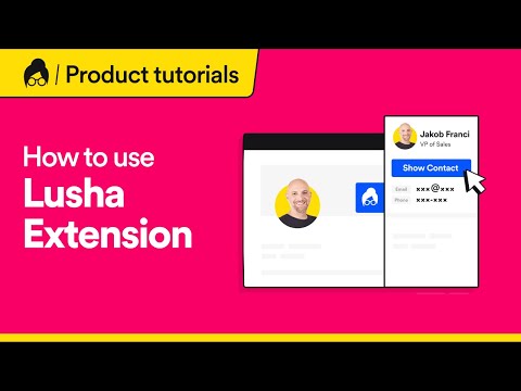 How to Find Email & Phone Numbers from LinkedIn with Lusha Extension | Lusha