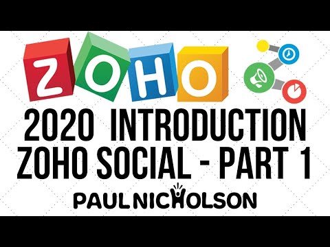 Zoho Social Introduction Beginner Tutorial