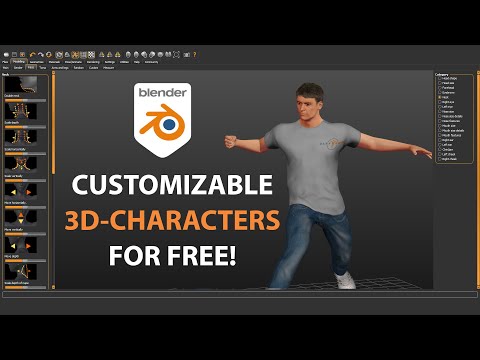 Generate custom Characters with MakeHuman! (& Blender Import)