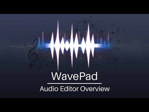 WavePad Audio Editor Tutorial | Overview