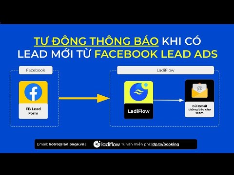 #LadiFlow  | Gửi email thông báo khi có khách hàng tiềm năng mới từ Facebook Lead Form
