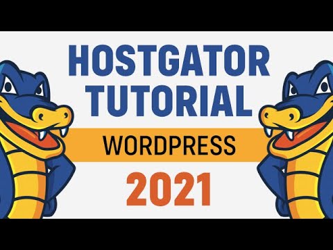 Hostgator Tutorial 2021 - How To Install & Make A WordPress Website