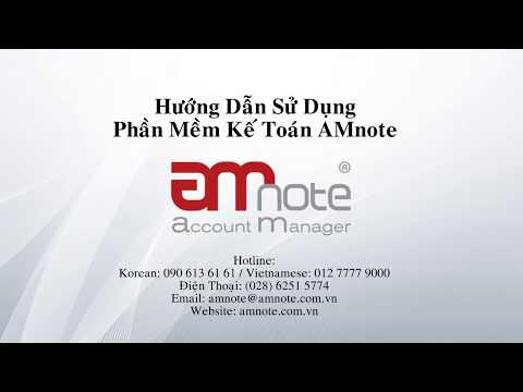 AMnote tutorial - 10. Hóa đơn điện tử - Sử dụng hóa đơn điện tử