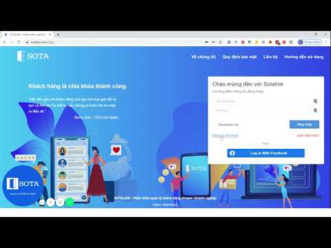 HD1. Hướng dẫn Đăng Ký, Đăng Nhập phần mềm SOTA