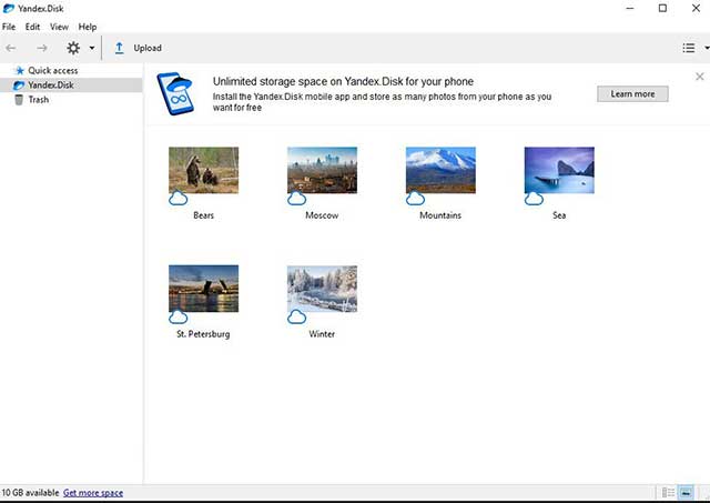 Yandex.Disk - Dịch vụ lưu trữ đám mây của Yandex - Download.com.vn