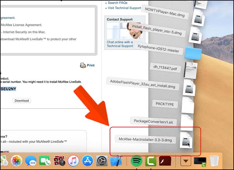 Mở file .dmg Mở file .dmg