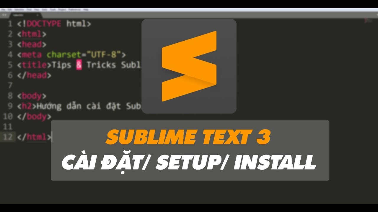 Hướng Dẫn Cài Sublime Text 3 Trên Windows, Macos Và Ubuntu, Hướng Dẫn Cài  Đặt Sử Dụng Sublime Text 3