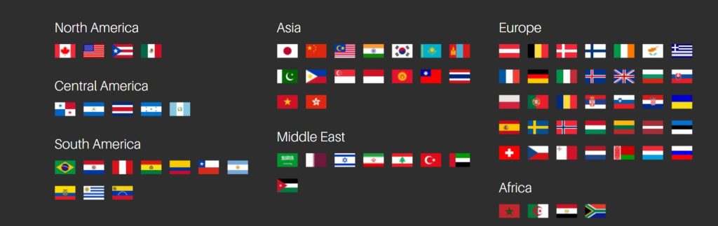 VPN này cung cấp cho rất nhiều quốc gia