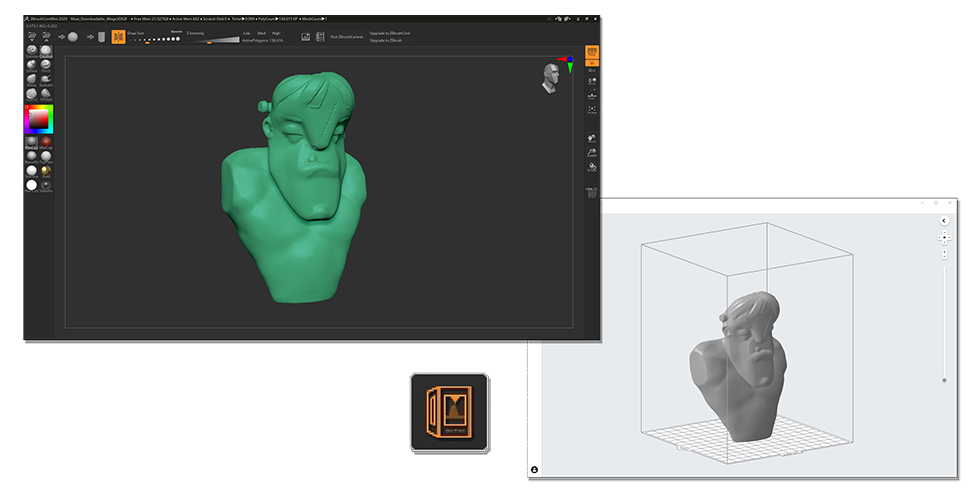 in 3d