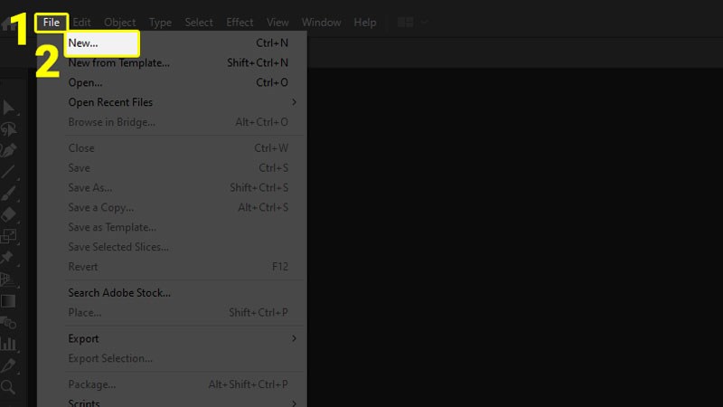Tạo file mới