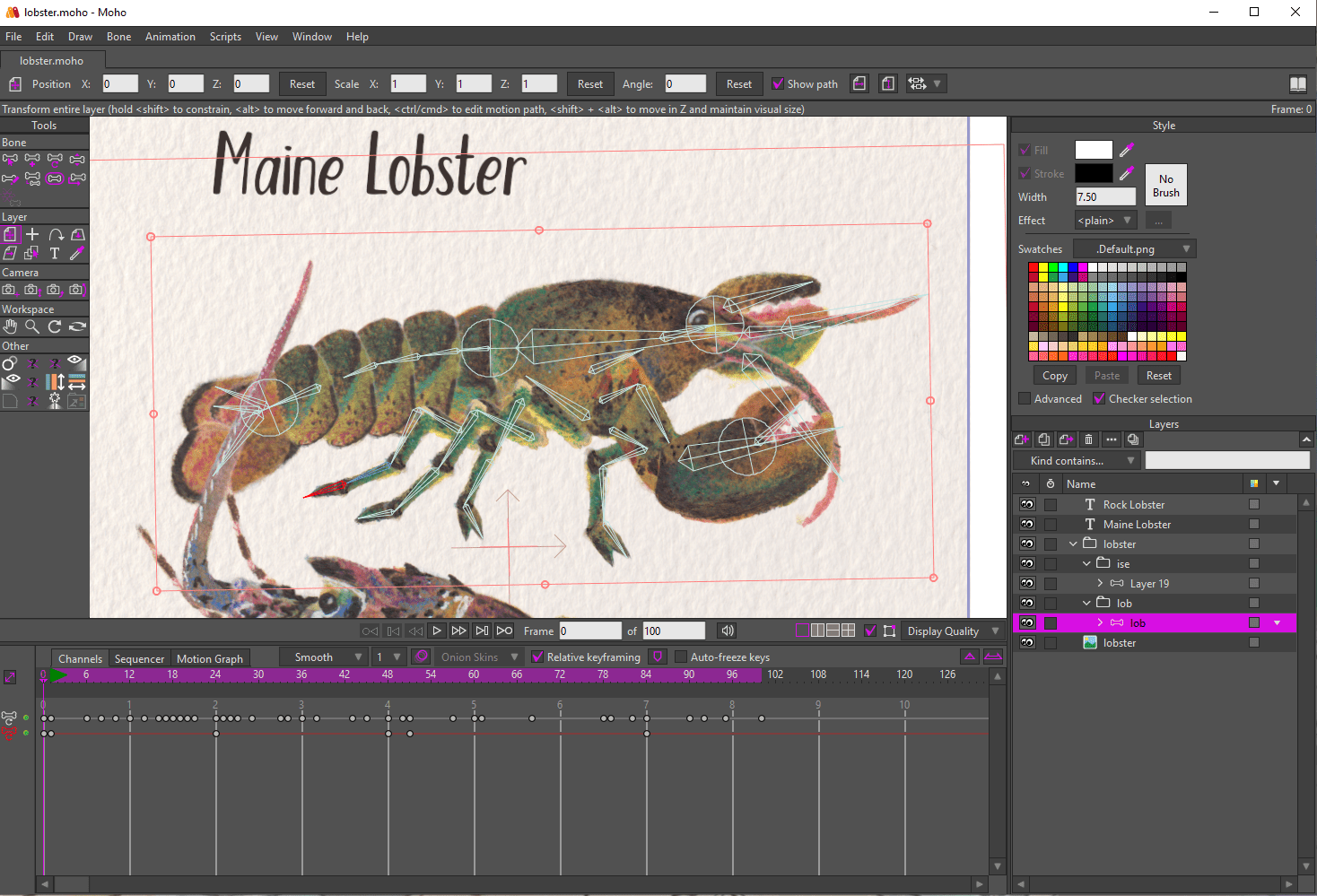 MAKING OF CUT OUT MINI ANIMATION (in Moho) - Reimi Kagaya