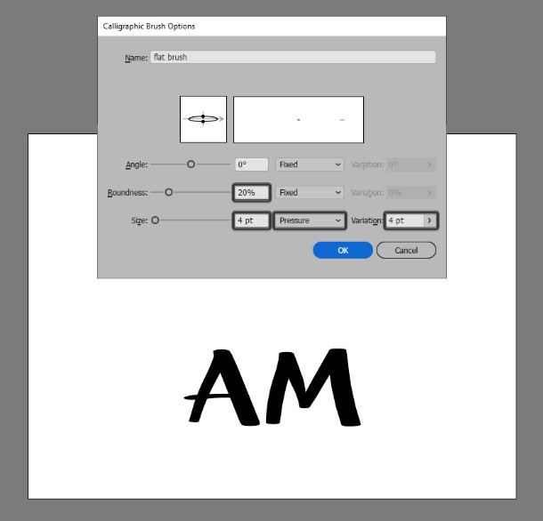 Hình ảnh minh họa blog - Tạo và sử dụng brush Calligraphy đơn giản trong Adobe Illustrator