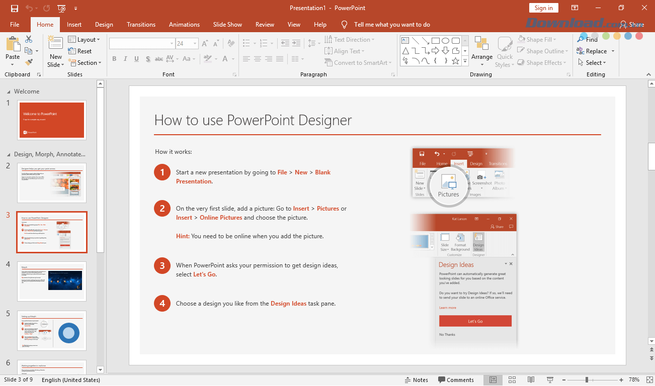 Microsoft PowerPoint 2019 / 2021 - Download.com.vn