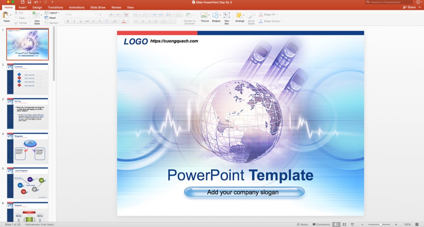 TOP 50 mẫu Slide PowerPoint đẹp và chuyên nghiệp cho thuyết trình - Technology Diver IT