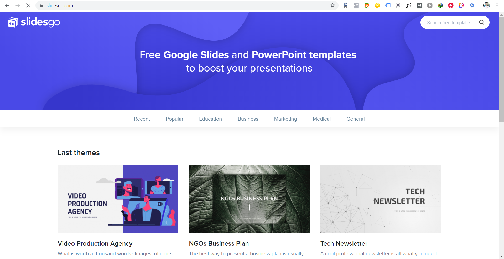 SLIDES GO - Kho Slide Mẫu PowerPoint &amp;amp; Google Slide Cực Đẹp Từ Google