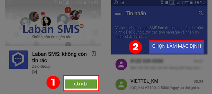 Tải ứng dụng Laban SMS