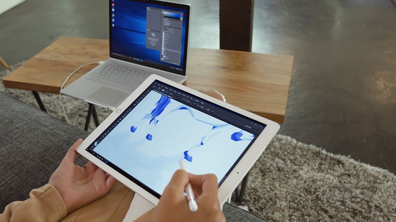 Duet Display cho phép iPad kết hợp với Apple Pencil để trở thành bảng vẽ đồ họa chuyên nghiệp