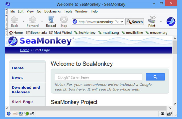 Trình duyệt SeaMonkey