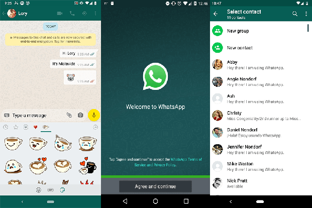 Thống kê tin nhắn trên Whatsapp Android