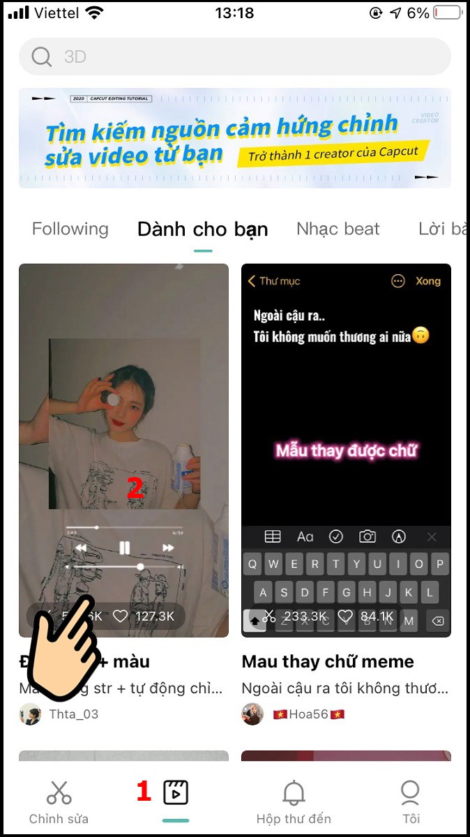 Hướng dẫn cách xóa chữ Capcut khi đăng video lên Tiktok đơn giản