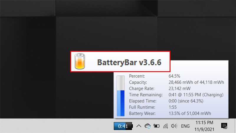 BatteryBar là gì?