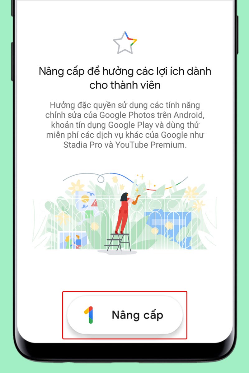 Tận hưởng thêm lợi ích khi sử dụng các sản phẩm khác của Google khi nâng cấp Google One