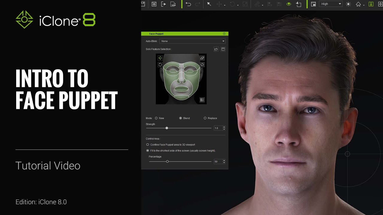 iClone 8 Tutorial - Introduction to Face Puppet - YouTube