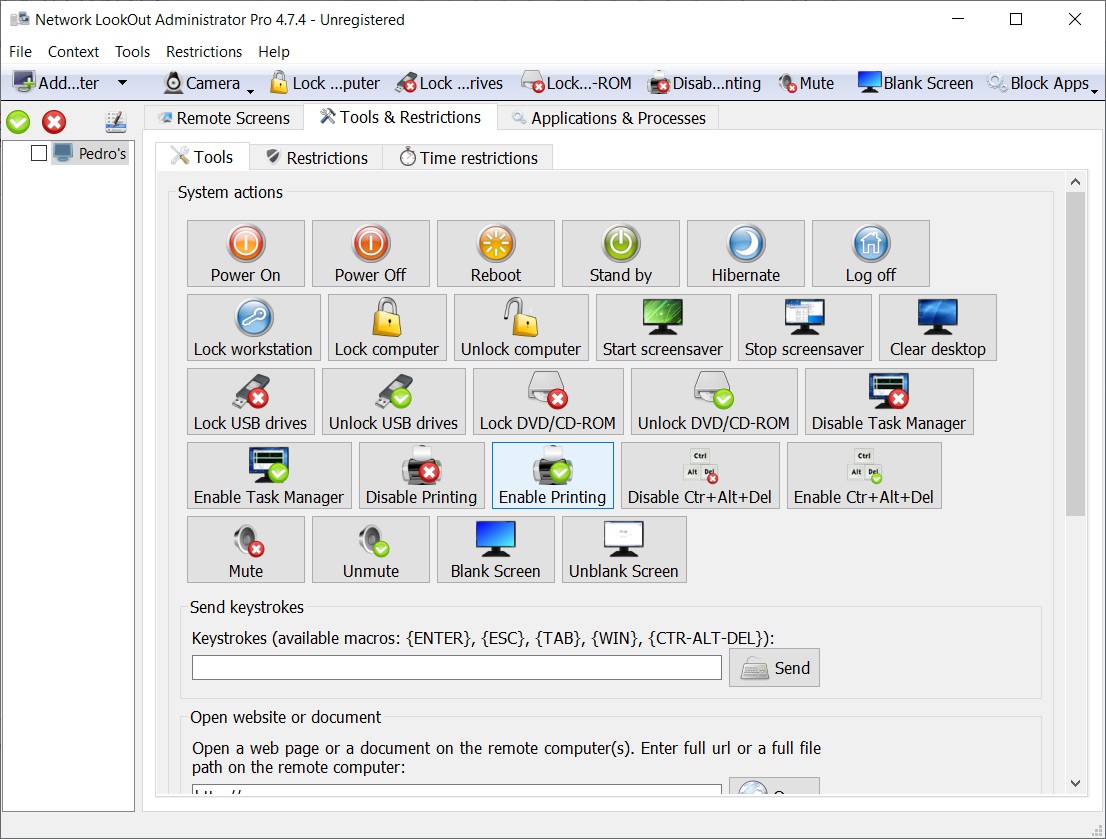 Network LookOut Administrator Professional latest version - Get best Windows software