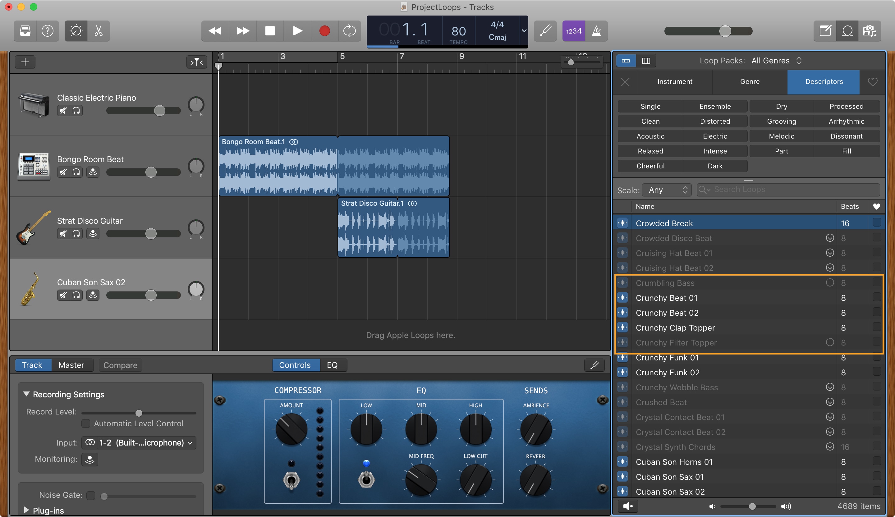 How to download and add Apple Loops to songs in GarageBand
