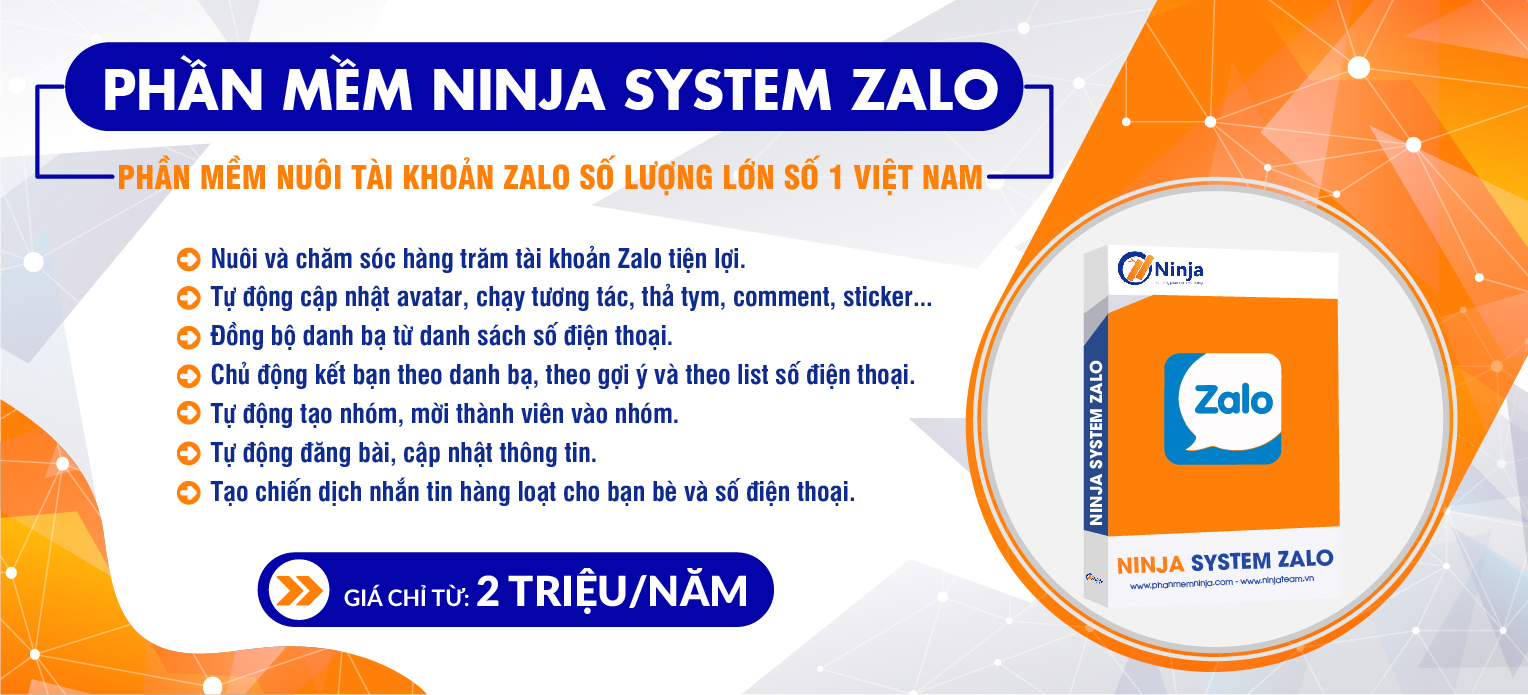 Cập nhật phần mềm Ninja System Zalo version 3.1