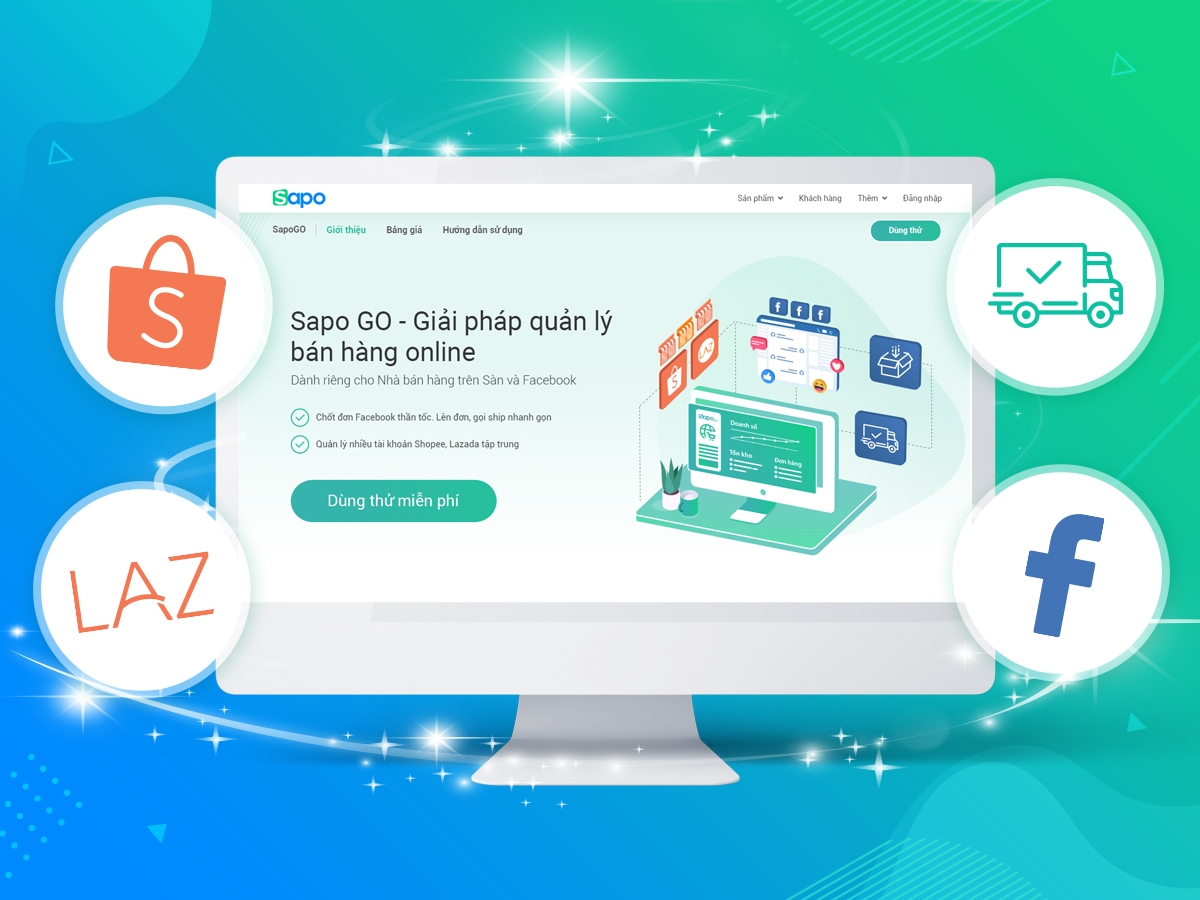 Ra mắt Sapo GO - Quản lý bán hàng online trên Sàn và Facebook