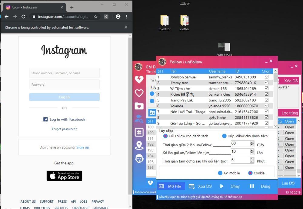 Những lưu ý khi sử dụng Simple Instagram | ATP Software