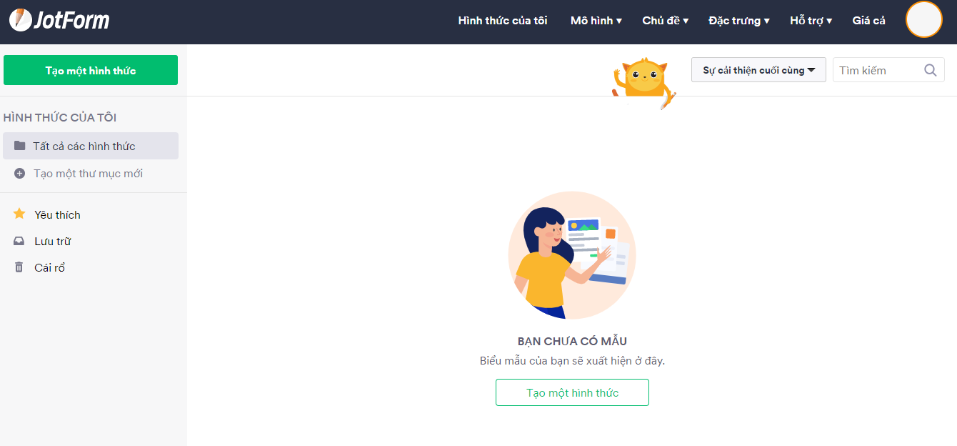 Hướng dẫn dùng biểu mẫu Jotform chi tiết cho người mới